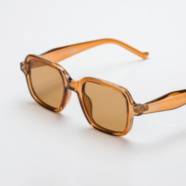 Óculos de Sol Retangular Vênus - Marrom - Acetato - - Imagem 3