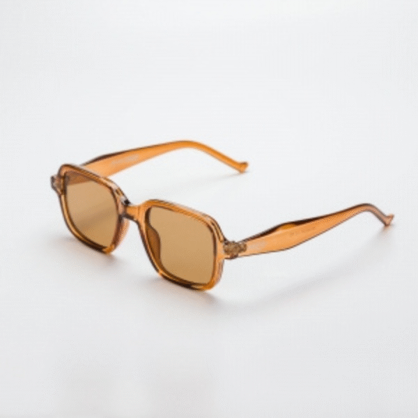 Óculos de Sol Retangular Vênus - Marrom - Acetato - - Imagem 2