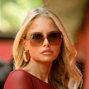 Óculos de Sol Quadrado Jade 2.0 - Marrom Degradê/ Marrom Transparente - Acetato