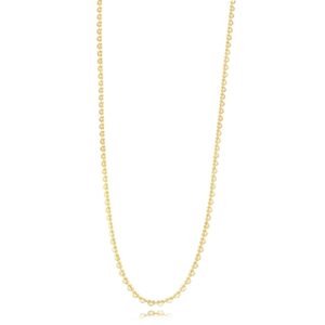 COLAR CORAÇÃO VAZADO LISO DOURADO