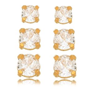 BRINCO TRIO PONTO DE LUZ DOURADO